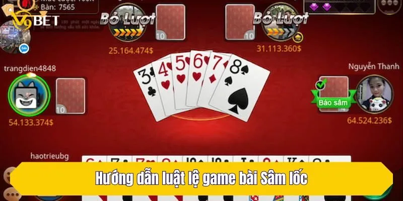Hướng dẫn luật lệ game bài Sâm lốc